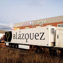 JAMONES BLAZQUEZ, CAMION FRIGORIFICO