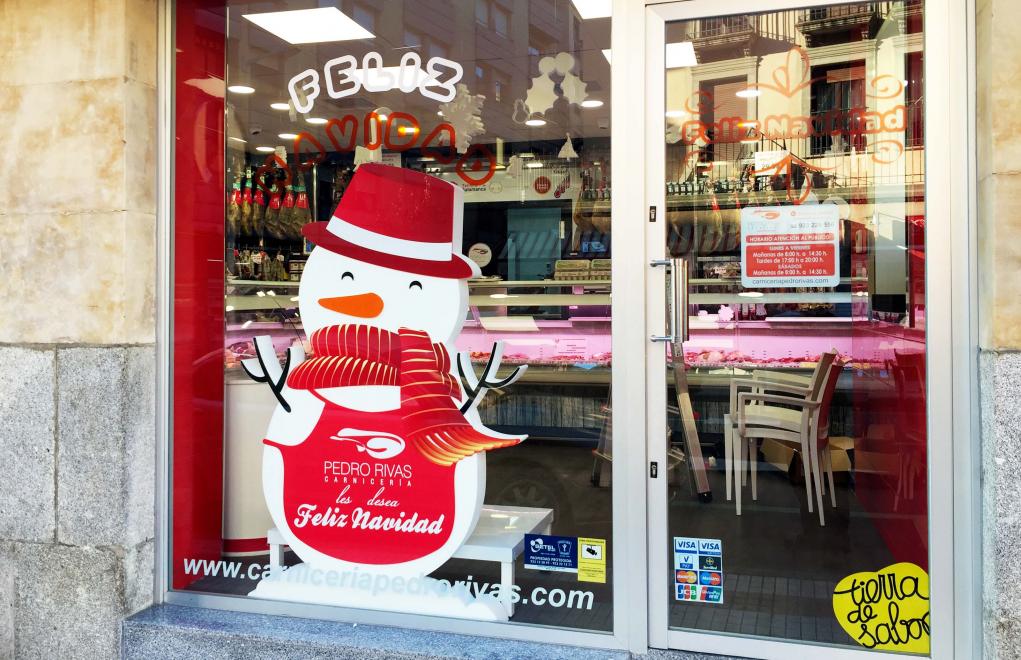 PEDRO RIVAS CARNICER�A, ESCAPARATES DE NAVIDAD
